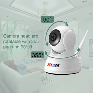 Câmera de Segurança 1080P 720P Sem Fio - Filma em HD - Visão Noturna CCTV - Grátis Cartão de Memória de 32GB