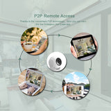 Câmera de Segurança 1080P 720P Sem Fio - Filma em HD - Visão Noturna CCTV - Grátis Cartão de Memória de 32GB